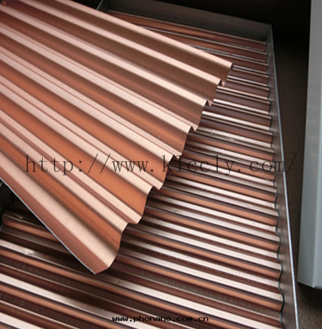 鋁(lǚ)合金(jīn)瓦(wǎ)楞闆的(de)構造